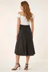 Roman Black Frill Contrast Bardot Dress - 18 Image 3