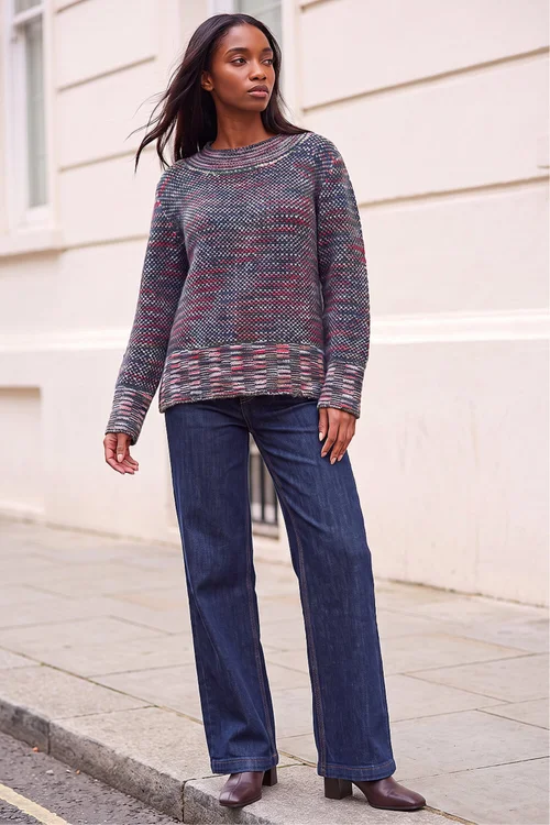 Roman Multi Petite Contrast Knitted Jumper - 8 Image 2