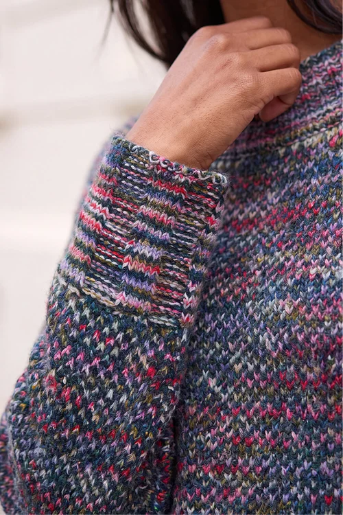 Roman Multi Petite Contrast Knitted Jumper - 8 Image 4