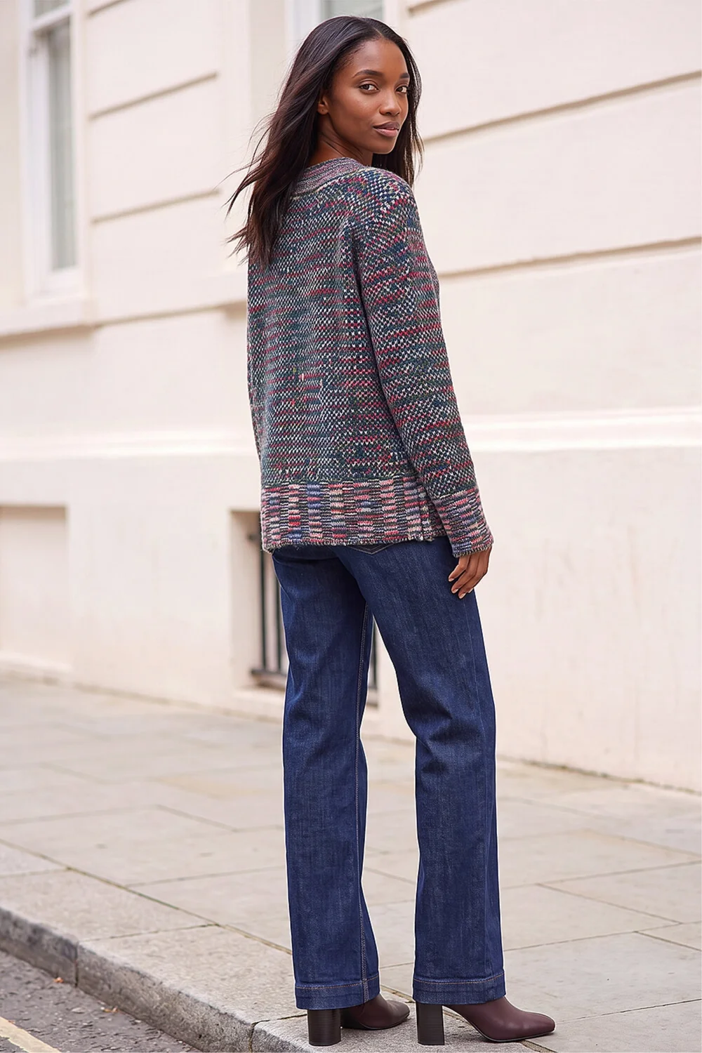 Roman Multi Petite Contrast Knitted Jumper - 8 Image 3