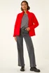 Roman Red Reversible Fleece Zip Jacket - 14 Image 1