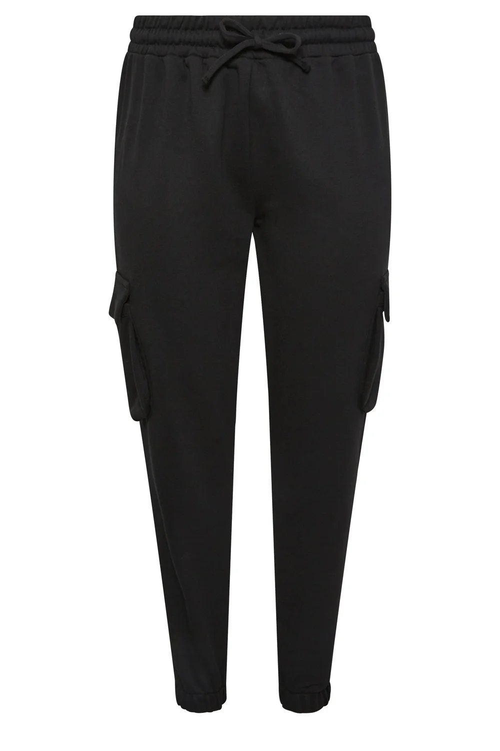 Yours Curve Black Cargo Joggers - 18/L29 Image 5