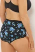Yours 5 Pack Curve Black Floral Full Briefs - Size 14-16 Image 3