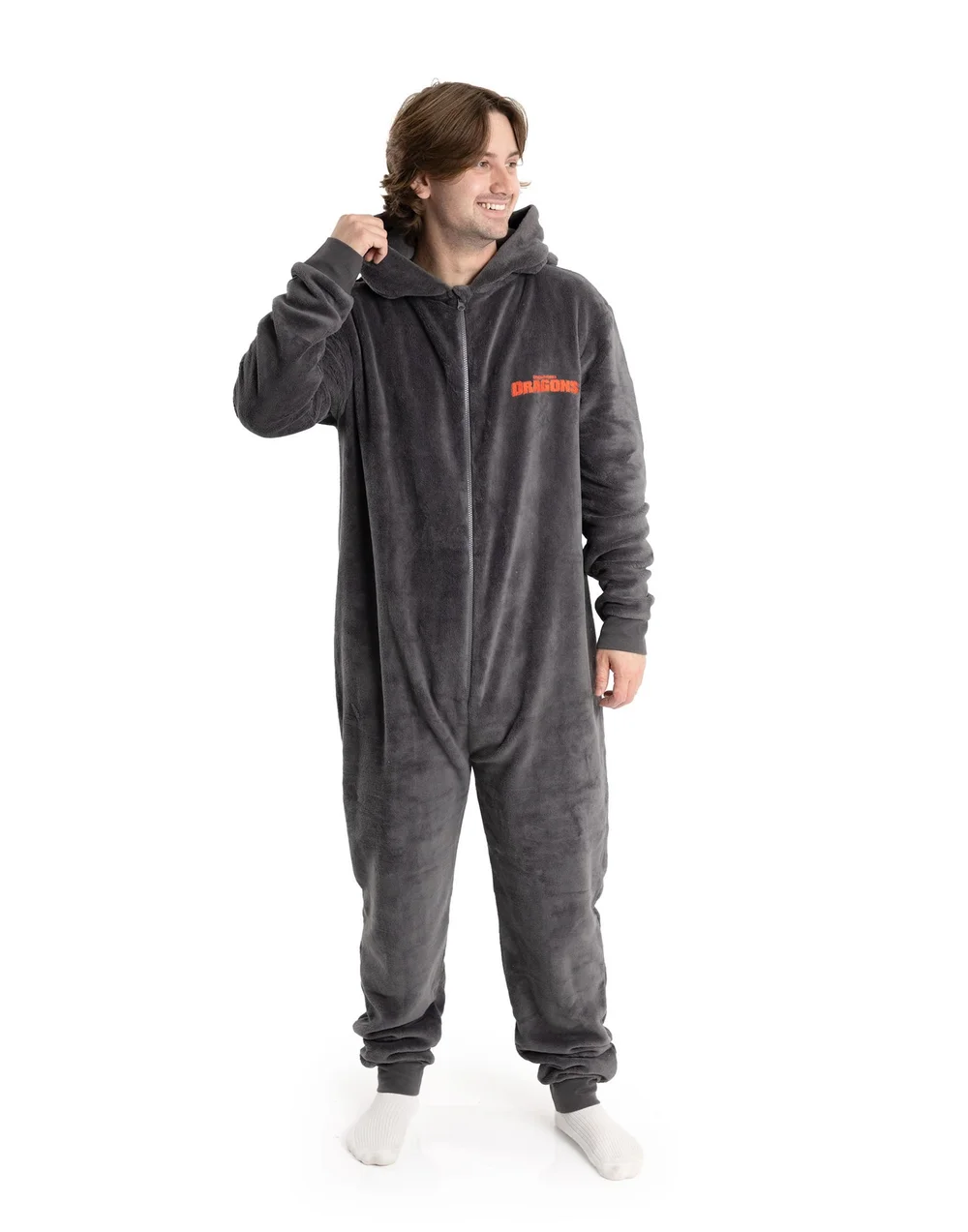 How to Train Your Dragon Grey Onesie - Extra Large Image 2