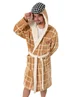 Only Fools And Horses Brown Hooded Bathrobe - Extra Large Image 1