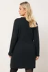 Yours Curve Black Ribbed Mini Jumper Dress - 18-20 Image 3
