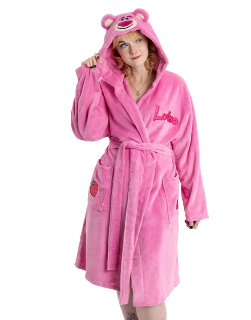 Disney Toy Story Pink Hooded Bathrobe - Extra Large Image 1