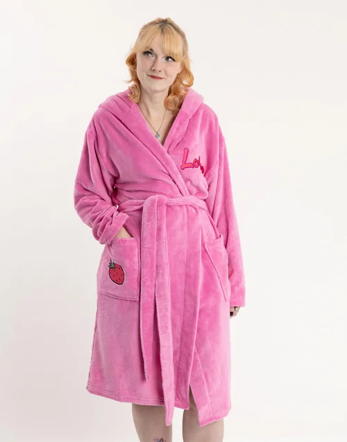 Disney Toy Story Pink Hooded Bathrobe - Extra Large Image 3