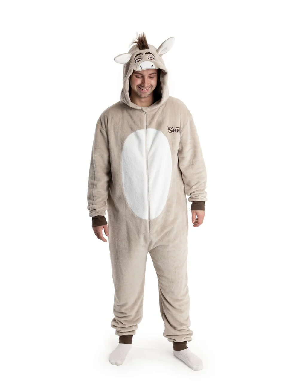 Shrek Beige Onesie - Small Image 1