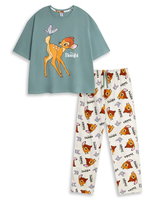 Vanilla Underground Disney Bambi Adult Multi Pyjamas