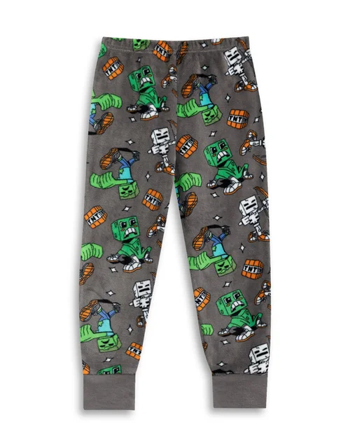 Vanilla Underground Minecraft Kids Green Pyjamas (5-14yrs) - Age 7-8 Years Image 4