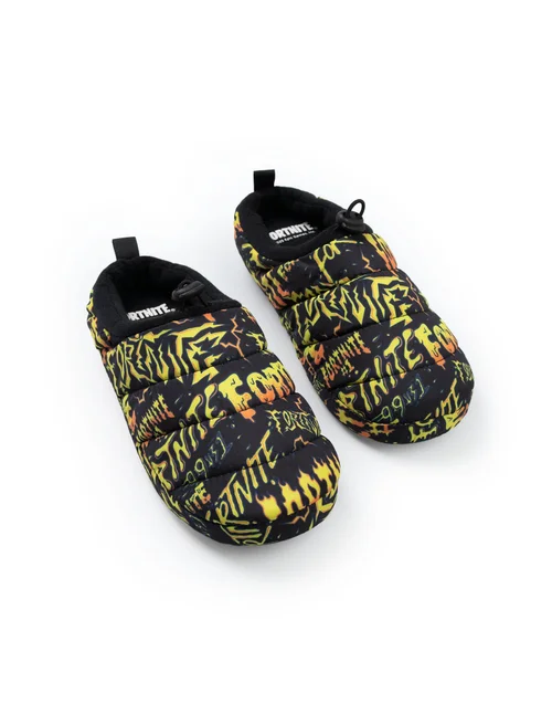 Fortnite Kids Black Loafer Slippers (Older 12-5 years ) - Size 1 Infants Footwear Image 1