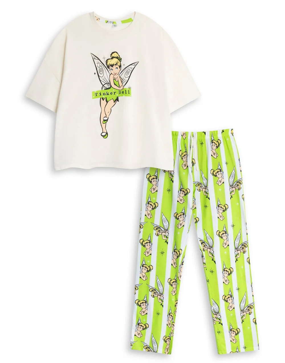 Disney Tinkerbell Green Pyjamas - Extra small Image 1