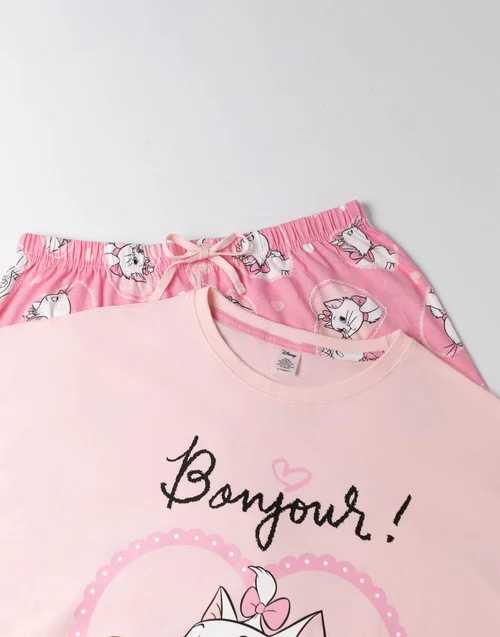 Disney The Aristocats Pink Pyjamas - Extra Large Image 3
