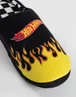 Hot Wheels Black Mule Slippers - Size 9-10 Image 3