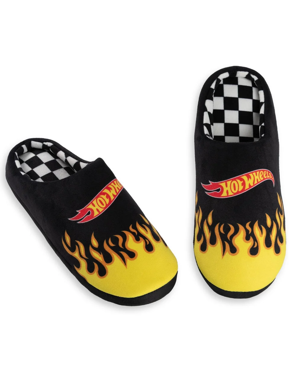 Hot Wheels Black Mule Slippers - Size 9-10 Image 1