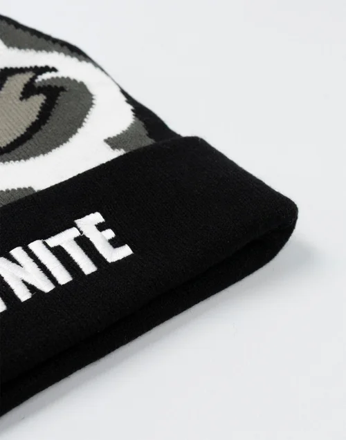 Vanilla Underground Fortnite Kids Black Beanie Hat - One Size Image 4
