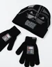 Star Wars Kids Black Beanie & Gloves - One Size Image 2