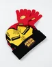Marvel Iron Man Kids Red Beanie & Gloves - One Size Image 3