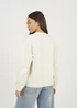 Brave Soul Beige Acid Wash Graphic Print Sweatshirt - Extra Large Image 2