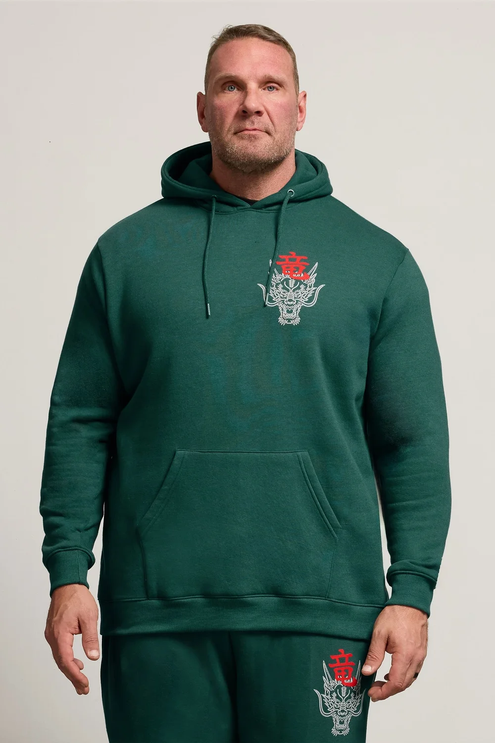 BadRhino Green Dragon Graphic Hoodie - 3XL Image 1
