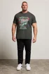 BadRhino Charcoal Grey Printed 'Castrol' T-Shirt - 5/6 XL Image 2