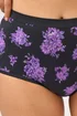 Yours 5 Pack Curve Purple Floral Full Briefs - 22-24 Image 4