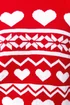 Yours Limited Curve Red Fairisle Heart Knitted Jumper - Size 14-16 Image 4