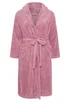 Yours Curve Pink Shawl Dressing Gown - Size 38-40 Image 5
