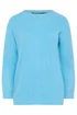 Yours Curve Light Blue Drop Shoulder Jumper - Size 30-32 Image 5