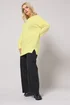 Yours Curve Butter Yellow Drop Shoulder Jumper - Size 14-16 Image 2
