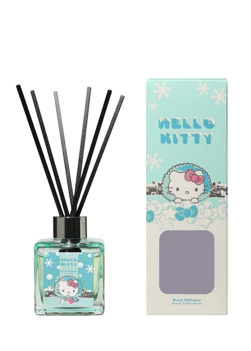 Hello Kitty Berry Triffle 100ml Blue Reed Diffuser - 100ml Image 1
