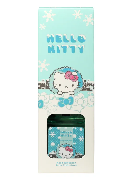 Hello Kitty Berry Triffle 100ml Blue Reed Diffuser - 100ml Image 4