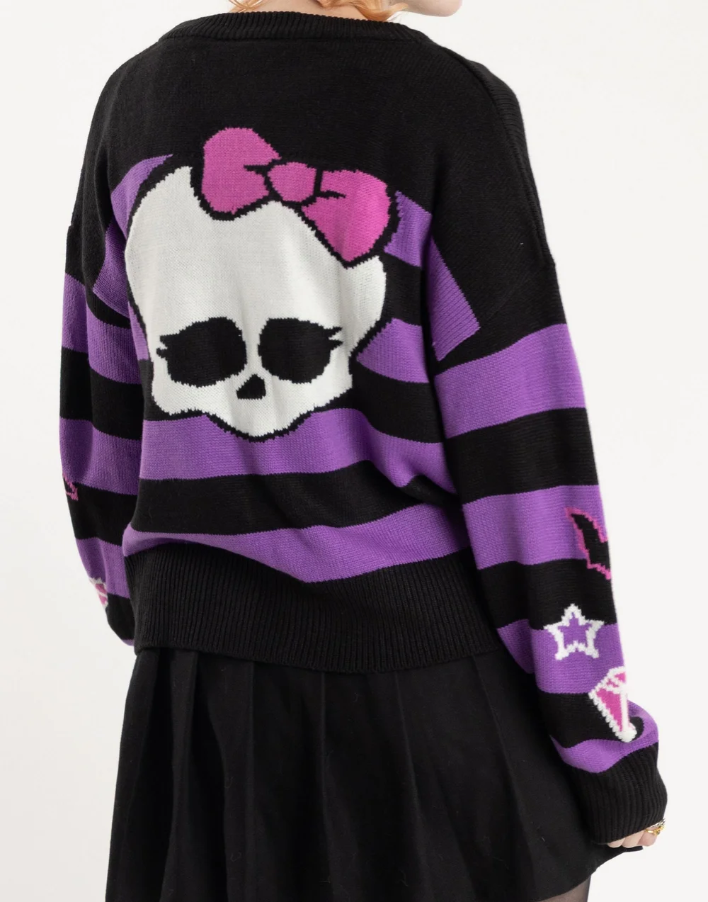 Vanilla Underground Monster High Adult Black Cardigan - XXL Image 2