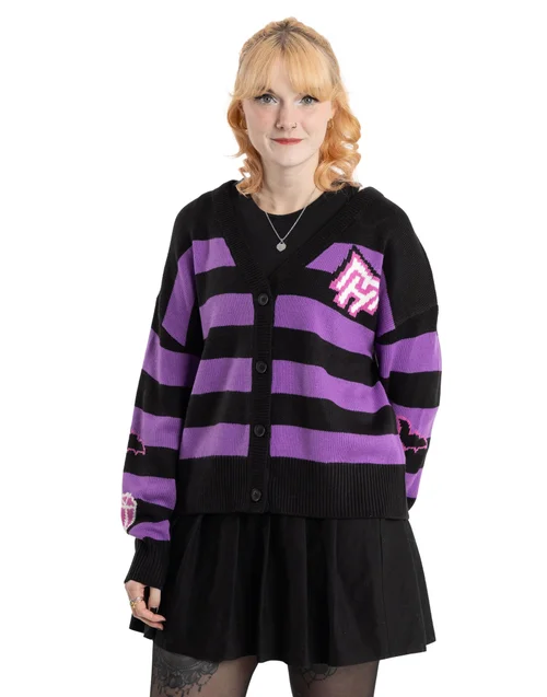 Vanilla Underground Monster High Adult Black Cardigan - XXL Image 1