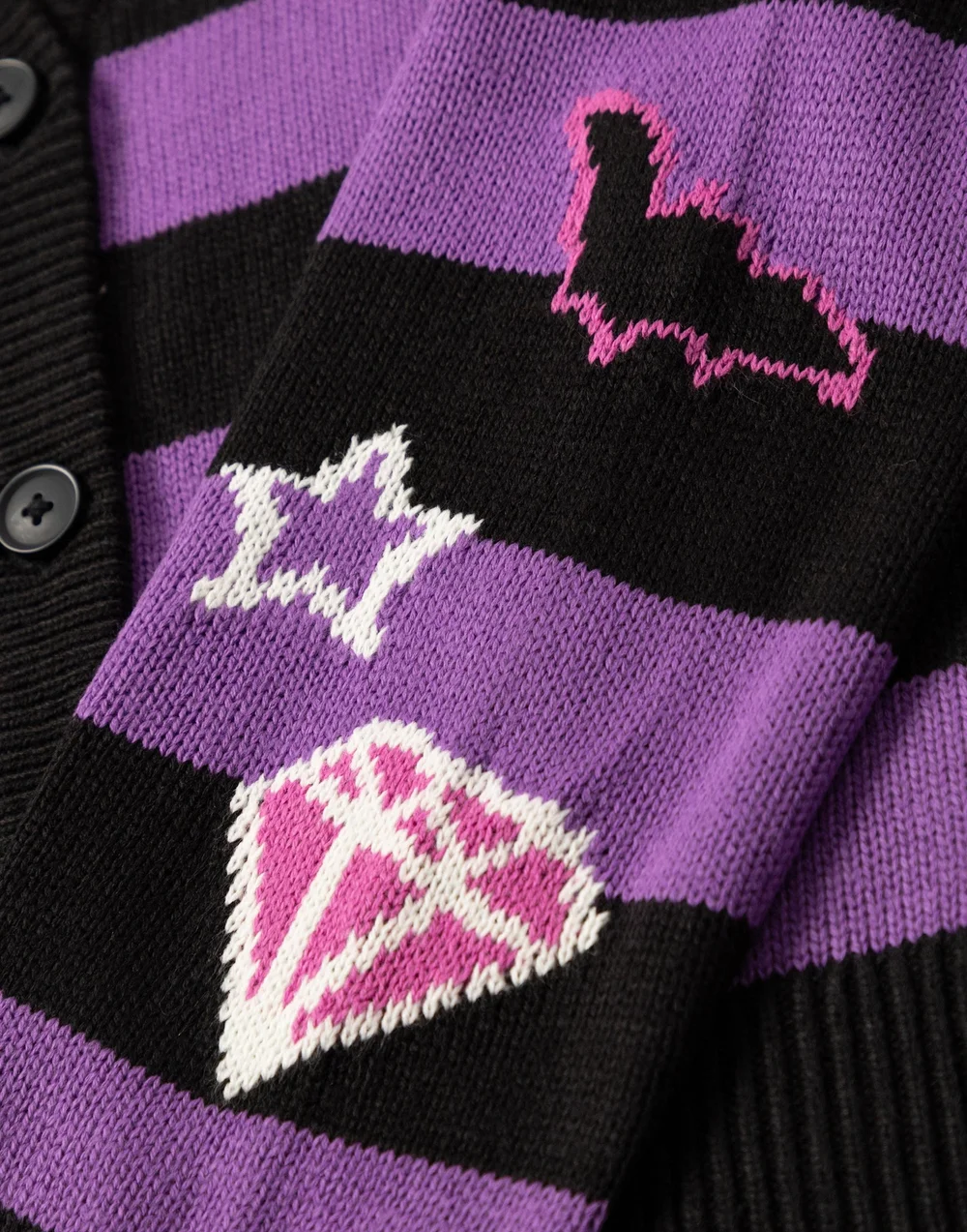Vanilla Underground Monster High Adult Black Cardigan - 2XL Image 4