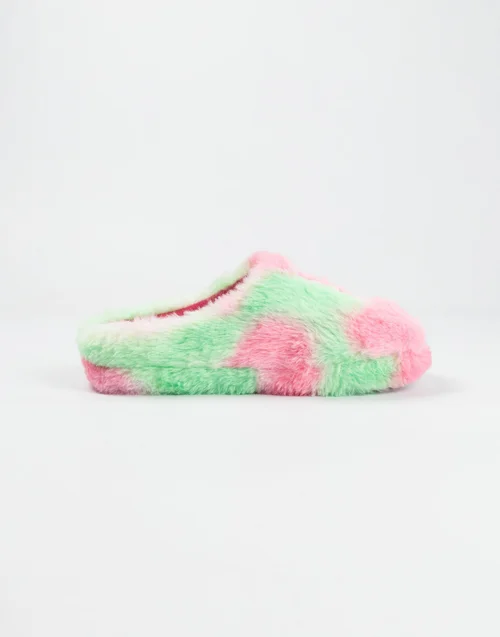 Vanilla Underground Wicked Kids Pink Mule Slippers (Older 12-5) - Size 12 Infants Footwear Image 3