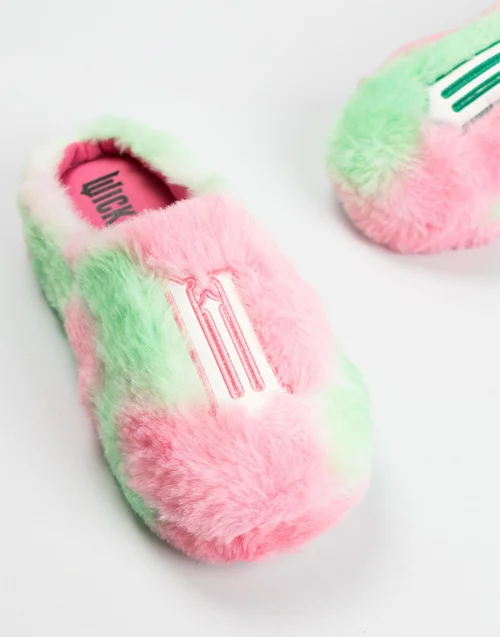Vanilla Underground Wicked Kids Pink Mule Slippers (Older 12-5) - Size 12 Infants Footwear Image 4