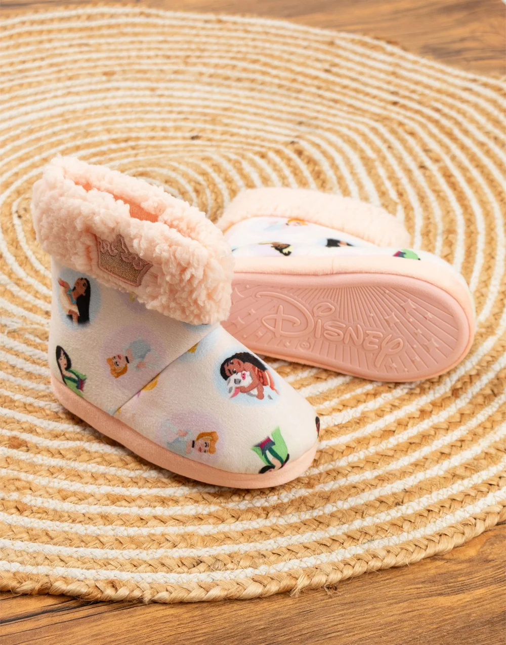 Vanilla Underground Disney Kids Pink Slipper Boots (Younger 6-Older 12) - Size 12 Infants Footwear Image 2