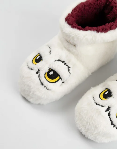 Vanilla Underground Harry Potter Kids White Slipper Boots (Older 12-5) - Size 1 Infants Footwear Image 3