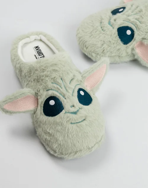 Vanilla Underground Star Wars Adult Green Mule Slippers - Size 11-12 Image 4