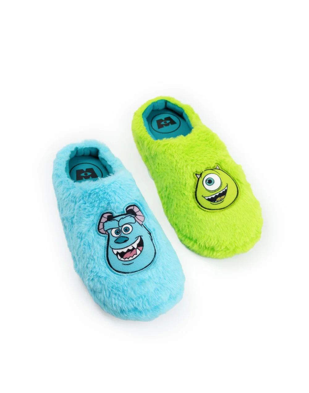 Vanilla Underground Disney Monsters Inc Adult Blue Mule Slippers - Size 7-8 Image 1