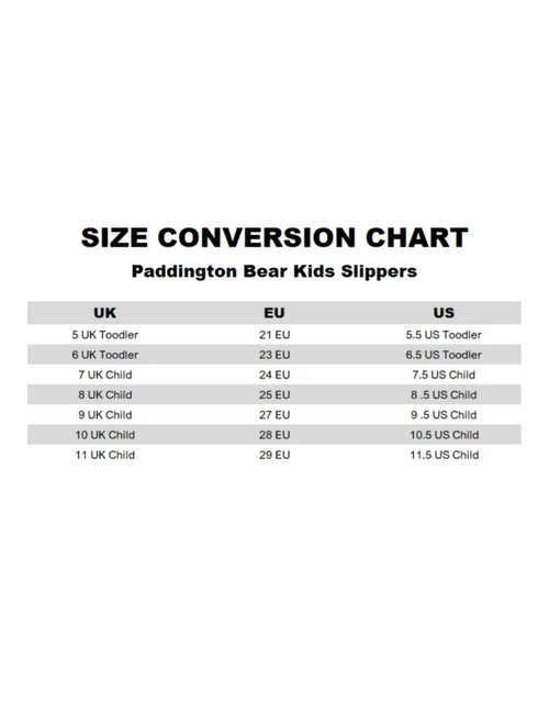 Vanilla Underground Paddington Bear Kids Cream Loafer Slippers (Younger 6-Older 5) - Size 7 Infants Footwear Image 6