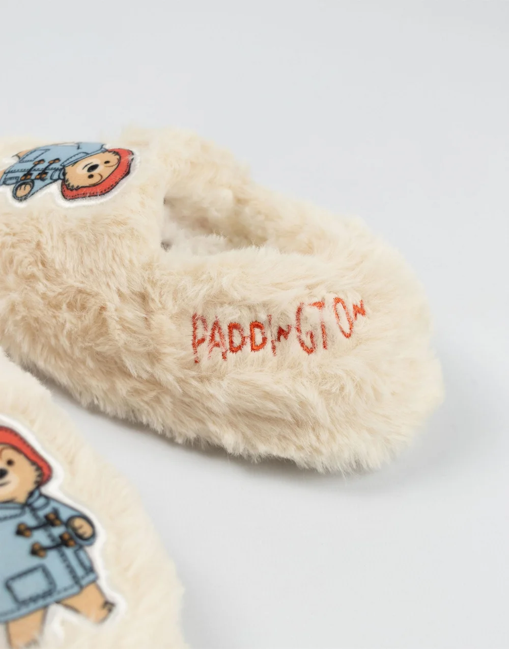 Vanilla Underground Paddington Bear Kids Cream Loafer Slippers (Younger 6-Older 5) - Size 7 Infants Footwear Image 3