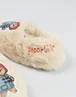 Vanilla Underground Paddington Bear Kids Cream Loafer Slippers (Younger 6-Older 5) - Size 7 Infants Footwear Image 3
