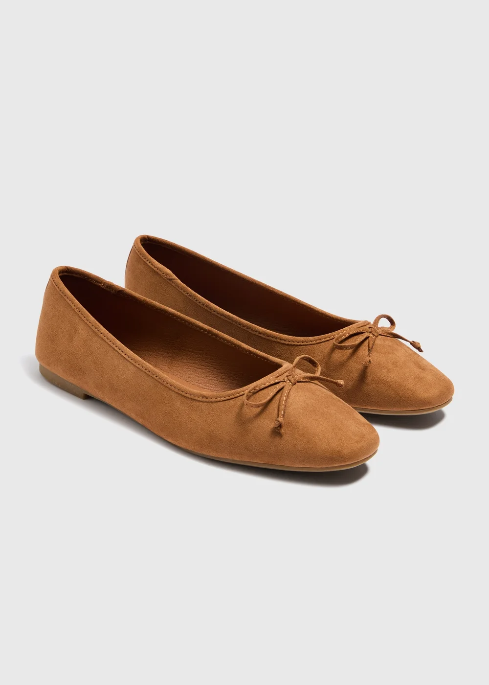 Tan Ballet Flats - 3 Image 1