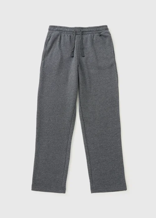 Light Grey Relaxed Straight Jogging Bottoms - Extra small Image 4