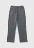 Light Grey Relaxed Straight Jogging Bottoms - Extra small Image 4