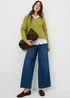 Olive Oversized Baby Cable Jumper - Size 8 Image 1