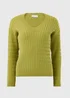 Olive Oversized Baby Cable Jumper - Size 8 Image 4
